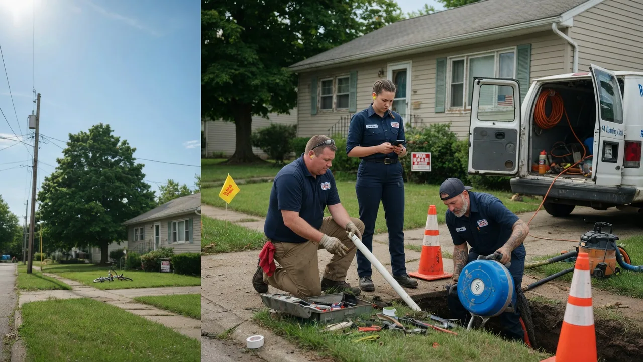 Sewer Line Repair in Cornland, IL near me